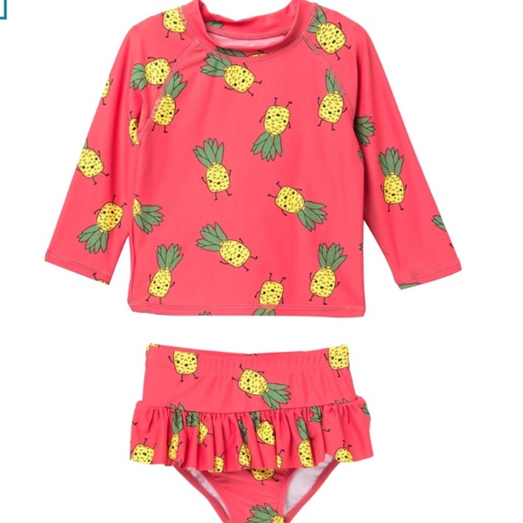 Dot Australia Other - LAST CHANCE! NWT Pineapple Rashguard 2-Piece Set